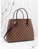 LOUIS VUITTON KENSINGTON V DAMIER EBENE CANVAS TOTE BAG FULL SET