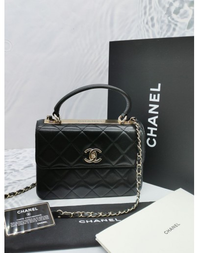 CHANEL TOP HANDLE FLAP BAG FULL SET