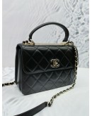 CHANEL TOP HANDLE FLAP BAG FULL SET