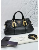 PRADA SOFT LEATHER TWO WAY BAG