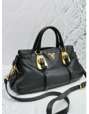 PRADA SOFT LEATHER TWO WAY BAG