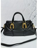 PRADA SOFT LEATHER TWO WAY BAG