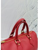 LOUIS VUITTON SPEEDY 25 RED EPI LEATHER 