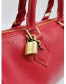 LOUIS VUITTON SPEEDY 25 RED EPI LEATHER 