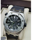 AP AUDEMARS PIGUET ROYAL OAK OFFSHORE DIVER WATCH REF: 15703ST 42MM AUTOMATIC FULL SET