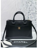 CHANEL CAVIAR HANDLE BAG WITH STRAP