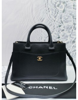 CHANEL CAVIAR HANDLE BAG WITH STRAP