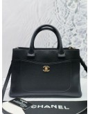 CHANEL CAVIAR HANDLE BAG WITH STRAP