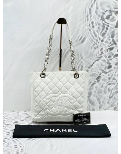 CHANEL PST CAVIAR LEATHER BAG