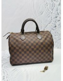 LOUIS VUITTON SPEEDY 30 DAMIER EBENE CANVAS BAG