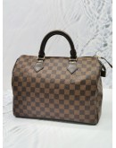 LOUIS VUITTON SPEEDY 30 DAMIER EBENE CANVAS BAG