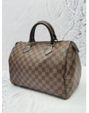 LOUIS VUITTON SPEEDY 30 DAMIER EBENE CANVAS BAG