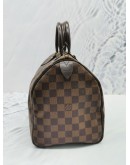 LOUIS VUITTON SPEEDY 30 DAMIER EBENE CANVAS BAG