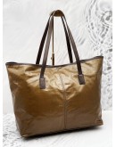 TOD'S COATED CANVAS TOTE BAG