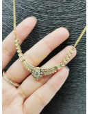 DIAMOND YELLOW GOLD NECKLACE