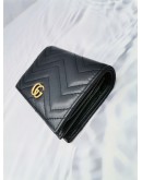 GUCCI GG MARMONT LEATHER WALLET FULL SET