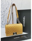 CHANEL BOY MEDIUM CHEVRON BAG FULL SET