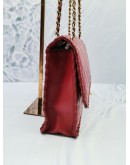 CHANEL LAMBSKIN LEATHER SINGLE FLAP CHAIN BAG