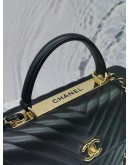 CHANEL TOP HANDLE FLAP BAG FULL SET