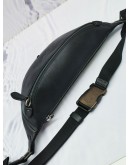 COACH BLACK LEATHER BUMBAG FULL SET