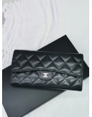 CHANEL CAVIAR LEATHER LONG WALLET FULL SET