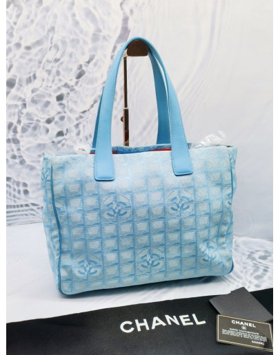 CHANEL SKY BLUE TOTE BAG