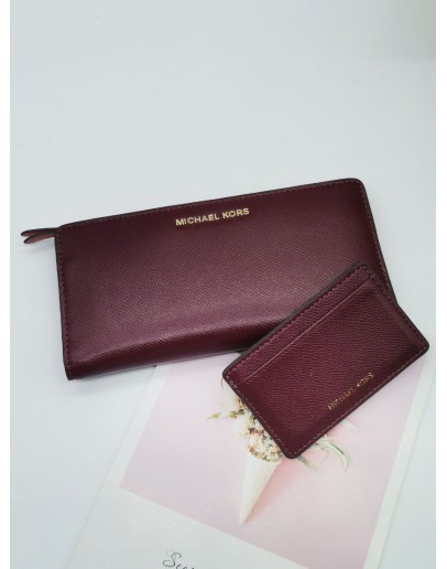 MICHAEL KORS LONG WALLET WITH CARD HOLDER