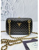 PRADA NAPPA BORCHIE CHAIN SHOULDER BAG