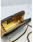 PRADA NAPPA BORCHIE CHAIN SHOULDER BAG