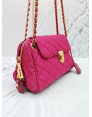 PRADA IBISCO QUILTED CHAIN FLAP BAG