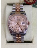 ROLEX DATEJUST ROSE GOLD SPECIAL EDITION WATCH REF126231 36MM AUTOMATIC FULL SET