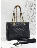CHANEL GRAND SHOPPING TOTE (GST) CAVIAR LEATHER BAG