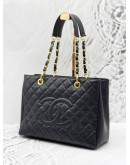 CHANEL GRAND SHOPPING TOTE (GST) CAVIAR LEATHER BAG