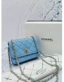 CHANEL WALLET ON CHAIN BAG LAMBSKIN LEATHER