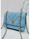 CHANEL WALLET ON CHAIN BAG LAMBSKIN LEATHER