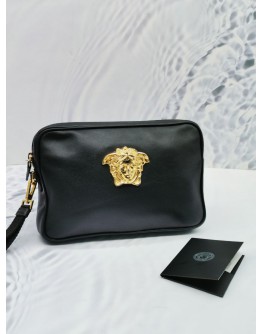 VERSACE LEATHER CLUTCH