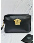 VERSACE LEATHER CLUTCH