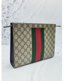 GUCCI SUPREME WEB CLUTCH FULL SET