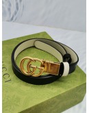 GUCCI GG MARMONT LEATHER BELT SIZE 75 FULL SET