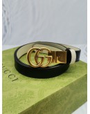 GUCCI GG MARMONT LEATHER BELT SIZE 75 FULL SET