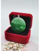 GREEN ROUND JADE PENDANT