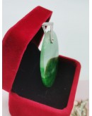 GREEN ROUND JADE PENDANT