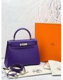 HERMES KELLY 28 PURPLE COLOR SHW FULL SET