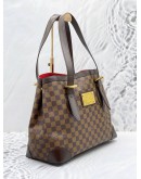 LOUIS VUITTON HAMPSTEAD MM DAMIER EBENE CANVAS BAG