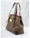 LOUIS VUITTON HAMPSTEAD MM DAMIER EBENE CANVAS BAG