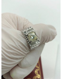 1.54CT NATURAL DIAMOND WHITE GOLD RING