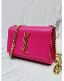 YSL SAINT LAURENT SMALL KATE GOLD CHAIN SLING BAG