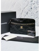 CHANEL NYLON CC LOGO POUCH FORDBLE TOTE BAG -FULL SET-