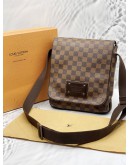 LOUIS VUITTON BROOKLYN PM DAMIER EBENE CANVAS BAG -FULL SET-