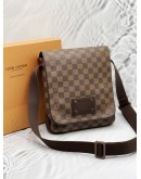 LOUIS VUITTON BROOKLYN PM DAMIER EBENE CANVAS BAG -FULL SET-